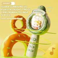 Gambar DONUT Mikrofon Bluetooth Edukasi Anak - Fitur Rekam Suara, Speaker Portable & Mainan Musik Interaktif - Hijau dari Habibi.mic Kota Administrasi Jakarta Timur 4 Tokopedia