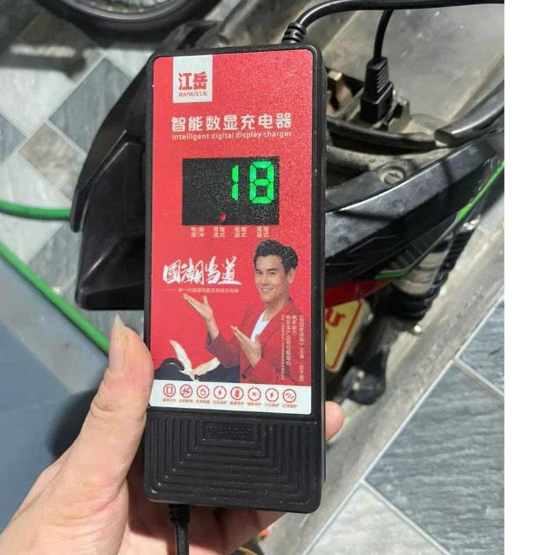  Sạc Xe Điện Báo Pin 48V-60V-72V-84V bình to bình nhỏ tự ngắt khi đầy chống phồng bình BH 6 Tháng 