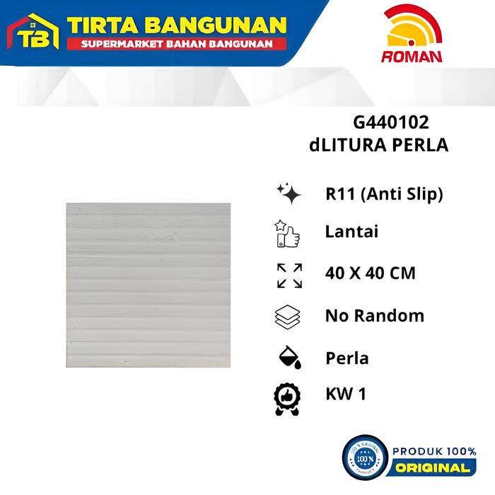 Gambar ROMAN KERAMIK 40 X 40 FLOOR TILE G440102 dLITURA PERLA / KERAMIK LANTAI KW 1 Kayu dari Tirta Bangunan Kota Depok Tokopedia