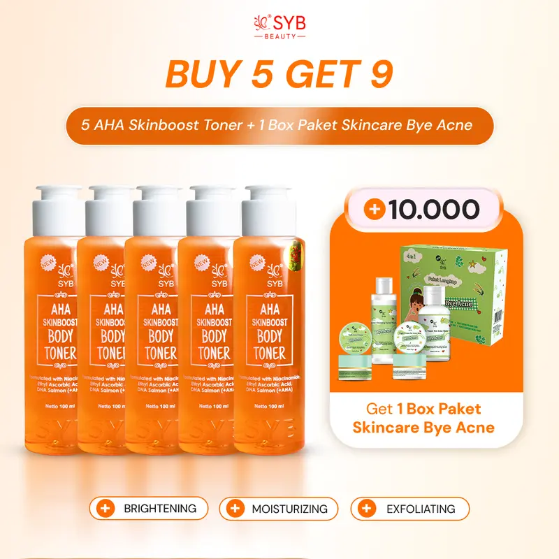 NEW SYB AHA SKINBOOST BODY TONER 100 ML 5