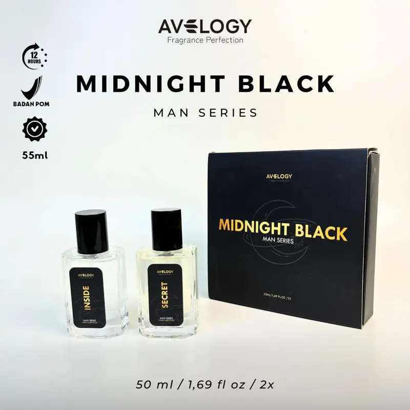 2 BOX PARFUM (Luxury Dream + MIDNIGHT BLACK) EDP PARFUM SPL TINGGI 2