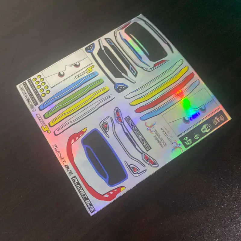 stiker bus basuri miniatur jb 5 dan jb 3 lengkap Stationery Paper notebook kecil 4