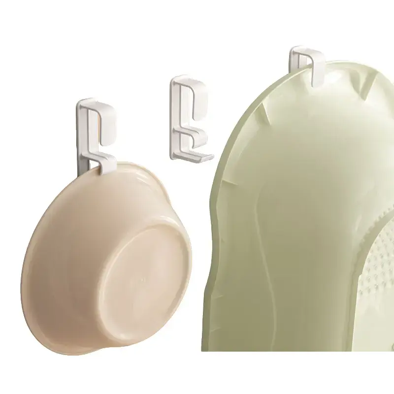 Lanjiaoluo Washbasin Hook Storage Rack Punch-Free Bathroom Rack Wall-Mounted Bathroom Bason Bathtub Basin Frame Organiser