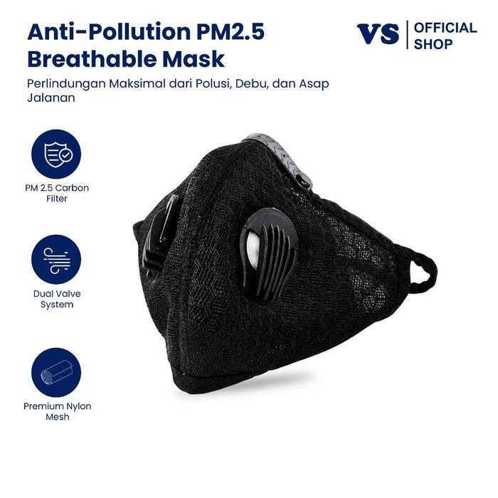 Gambar Varen Skin ACE Masker Motor Anti Polusi PM 2.5 Activated Carbon Breathable Mask Premium 311 dari Varen Skin Official Shop Kota Administrasi Jakarta Barat Tokopedia