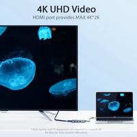 Gambar Vention CNB Converter Type C Hub 5 in 1 Resolution up to 4K 30Hz Ultra HD , Multiport 3x USB3.0 HDMI Power Delivery PD 87W dari Click & Go Tokopedia Kota Bandung 3 Tokopedia