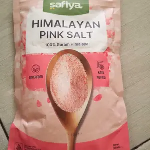 Garam Himalaya 1 Kg Safiya Himalayan Pink Salt Penyedap Rasa Natural