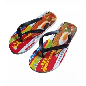 Sandal Jepit Motif Indomie Sendal Japit Polos Indo Mie Dewasa Anak