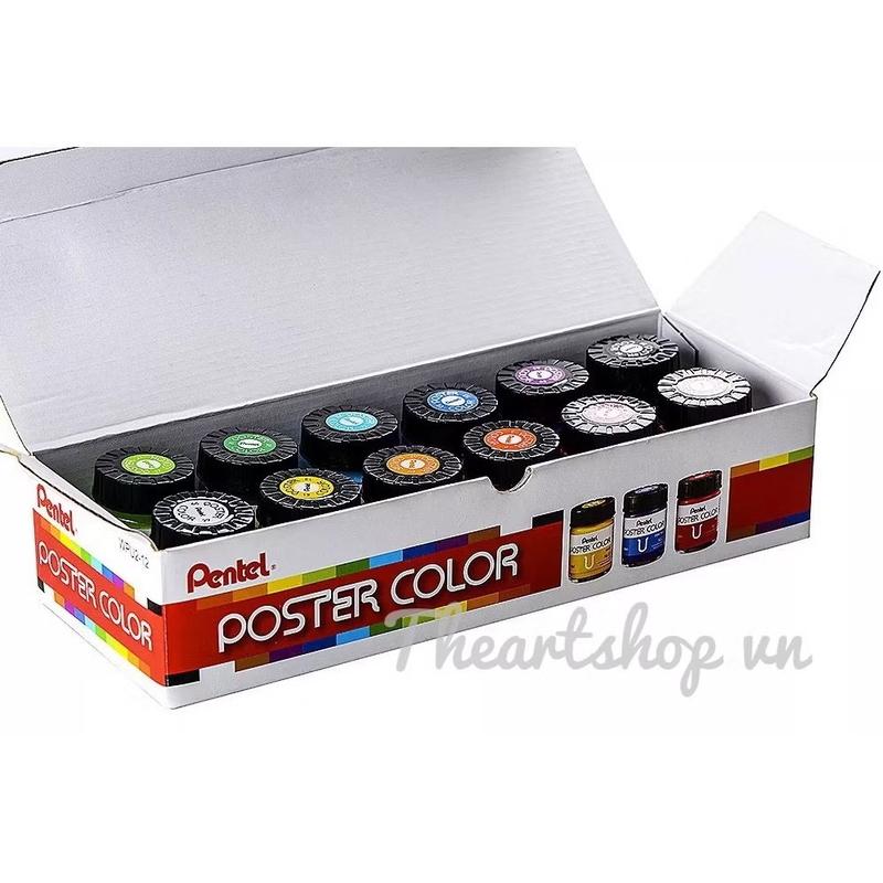 Bộ màu bột PENTEL Poster Color 30ml THEARTSHOP