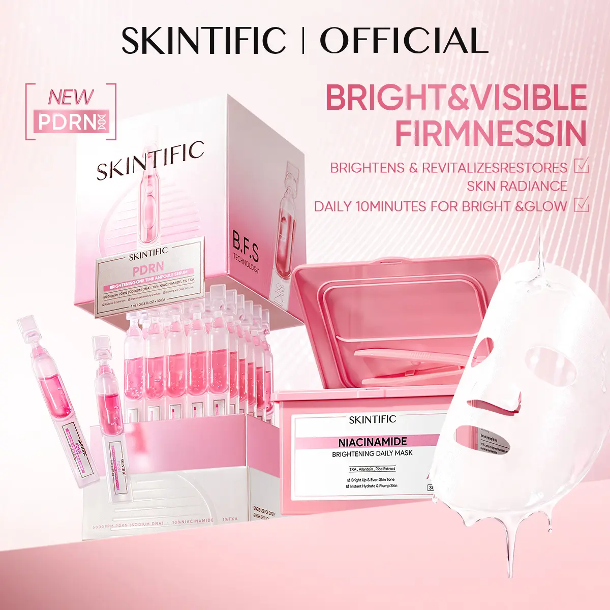 pdrn stem cell ampoule sunskin - TikTok Shop Malaysia