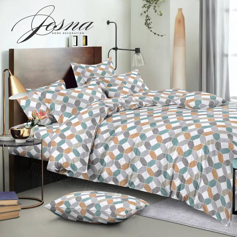 Set Bedcover Sprei Katun 4 Karet Sudut - Ukuran 90x200, 120x200, 160x200, 180x200, 200x200 - Kain, Kasur - Sarung, King 0