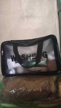 Product Review of U-Living Washbag Double Layer Tas Make Up Kosmetik Tas Travel Organizer AO012 Wanita Cewek from W**a g**y 2** 0