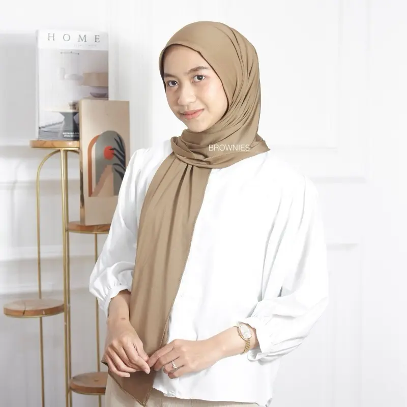 Pashmina oval Jersey Brownies