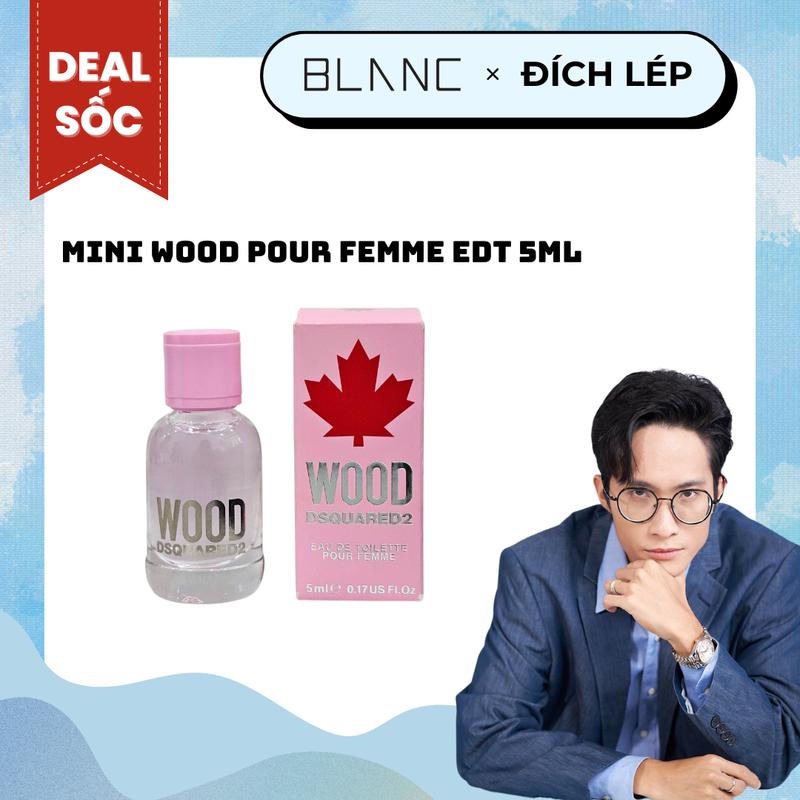   ĐỘC QUYỀN KOC LÉP KID  Nước Hoa Dạng Chấm Dsquared2 Wood EDT Pour Femme MINI 5ml Nữ Perfume Cosmetic 