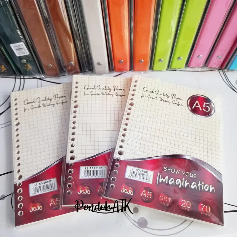 Isi Binder A5 70 Lembar Dots Grid 2