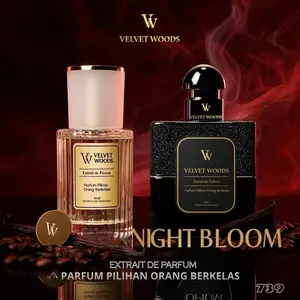 VELVET WOODS | Parfum Wanita Adiktif Sensual - BL4CK 0P1UM Inspired Wangi Kopi Vanilla Tahan 24 Jam - 30ML