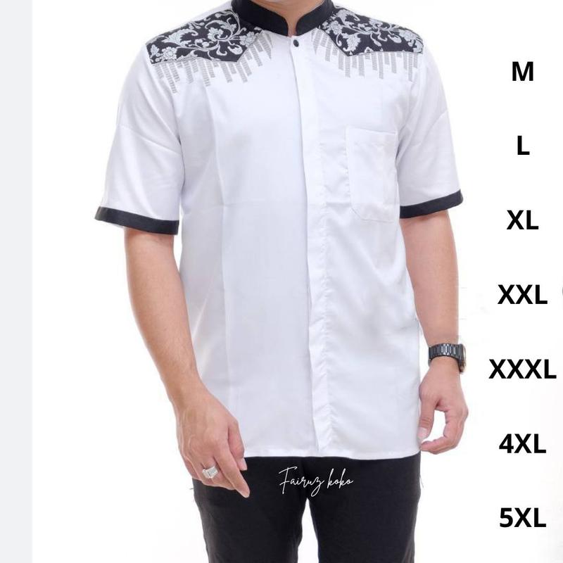 koko jumbo big size terbaru koko bordir M L XL XXL XXXL XXXXL XXXXXL Navy 1