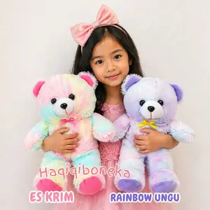Boneka Teddy Bear / Panda Lucu Size S Tinggi 30 cm Hadiah Menarik untuk Anak-anak dan Penggemar Boneka - Dolls
