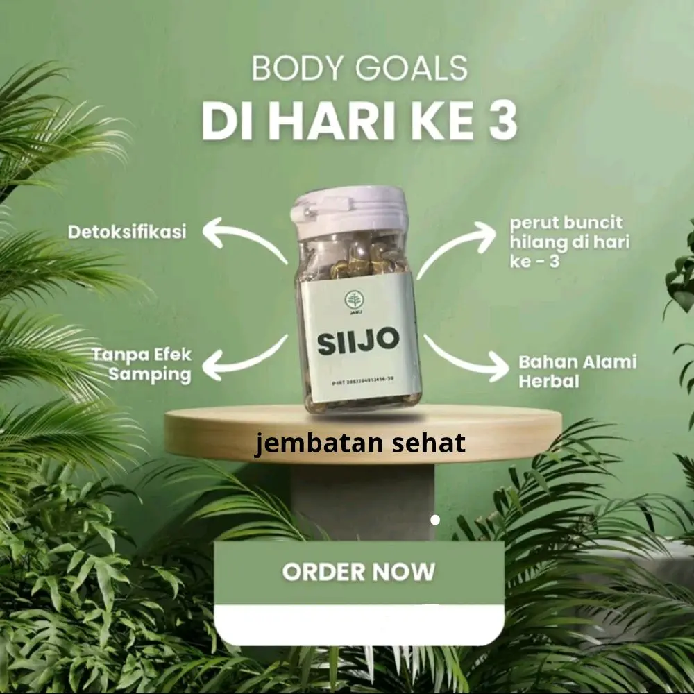 {SIIJO} Minuman DT Kapsul Hijau - 3 x 2 Kapsul Sehari