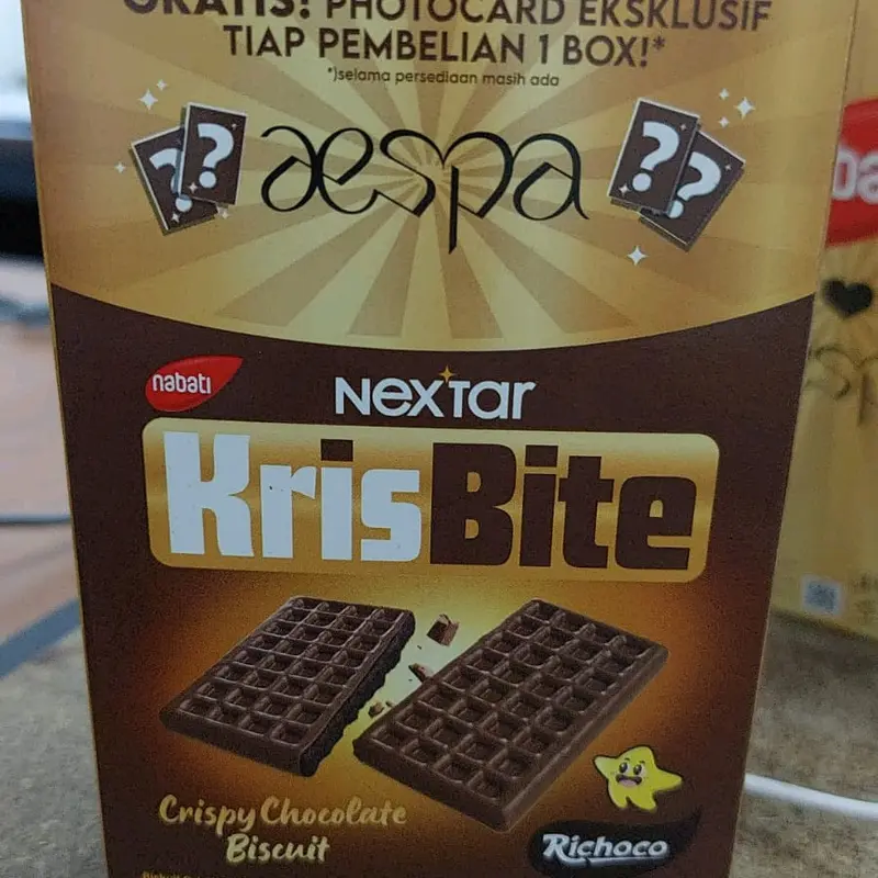 Nabati Nextar Krisbite x Aespa •PACK• (free photocard exclusive Aespa) 3