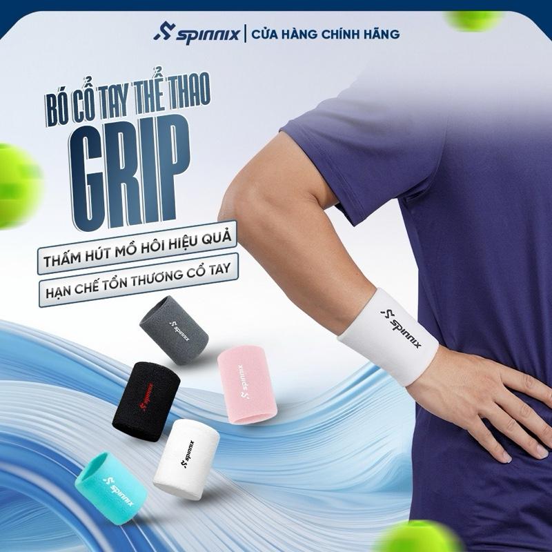 Spinnix Băng Tay Thể Thao Grip, Cố Định Cổ Tay, Chất Liệu Mềm Mại, Ôm Sát, Thoáng Khí, Thấm Hút Mồ Hôi, Phù Hợp Cho Nam Nữ, Thích Hợp Cho Nhiều Môn Như Pickleball, Cầu Lông, Bóng Chuyền, Tennis,...