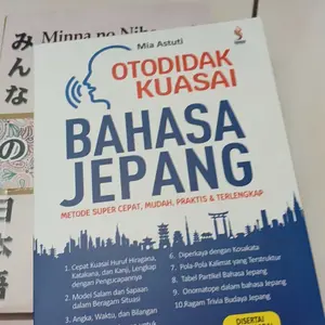Paket 3 Buku Minna No Nihongo 1&2 | Otodidak Kuasai Bahasa Jepang BIRU