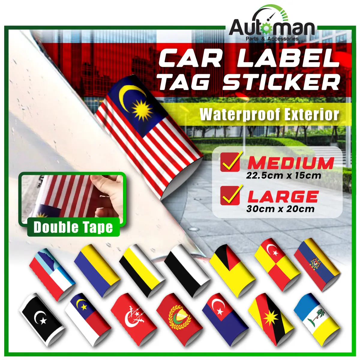 OakleySign Reflective Sticker - TikTok Shop Malaysia