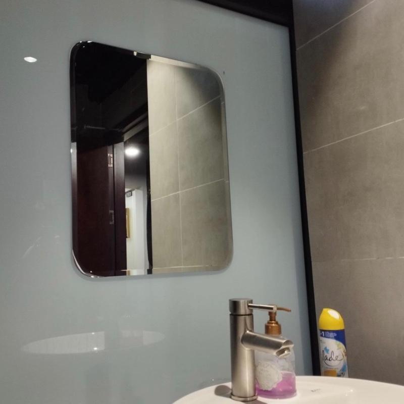  Gương Soi Treo Tường Cao Cấp 30x45cm Chống Nước Bo Góc An Toàn Bao Bể Vỡ Kèm Bas Lắp Hoặc Keo Dán 