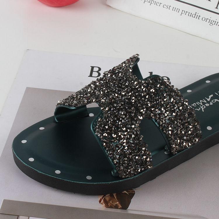 Product Introduction of Dép Ngoài Trời Mùa Hè, Phong Cách Mới Của Phụ Nữ, Phong Cách Hàn Quốc, Dễ Phối Đồ Thời Trang Học Sinh, Dép Xỏ Ngón Đính Đá, Dép Bệt Rộng, Thích Hợp Cho Phụ Nữ 28
