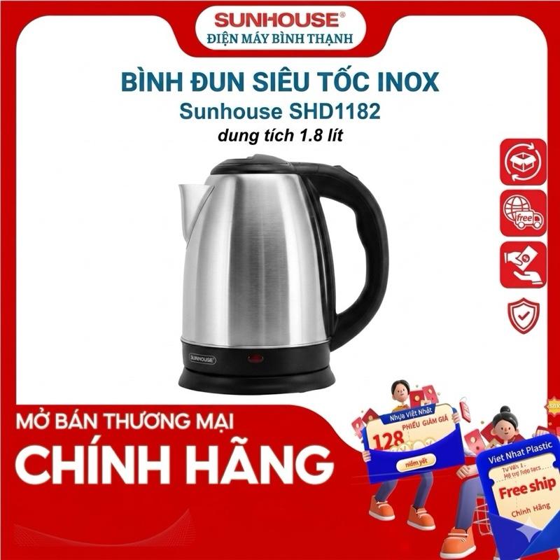Ấm siêu tốc inox 1.8L Sunhouse SHD1182