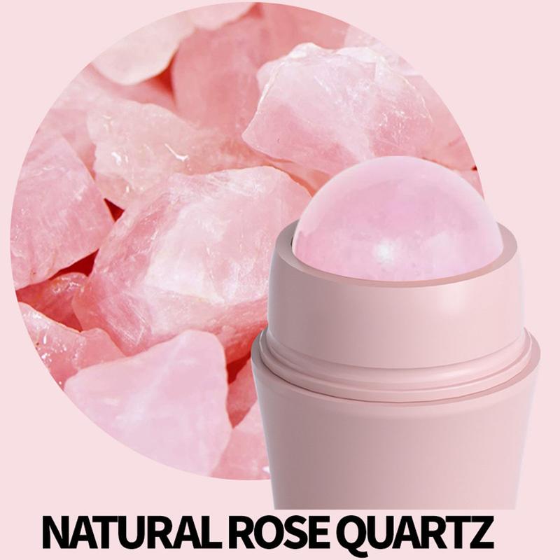 Product Introduction of 2/1Pc Natural Rose Quartz Ice Roller for Facial Skin Care Reusable Washable Face Massage Tools for Summer Home Skin Care Tool 17