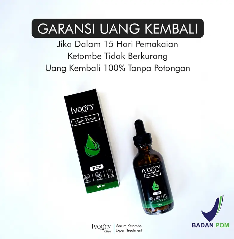 [BUNDLING 2 HEMAT] Ivogry Serum Anti Ketombe | Hair Serum Tonic Anti Dandruff Expert Treatment 50ml | Bergaransi  Ketombe Hilang Gatal Kering Perempuan Laki-Laki Haircare Tetes Psoriasis 3