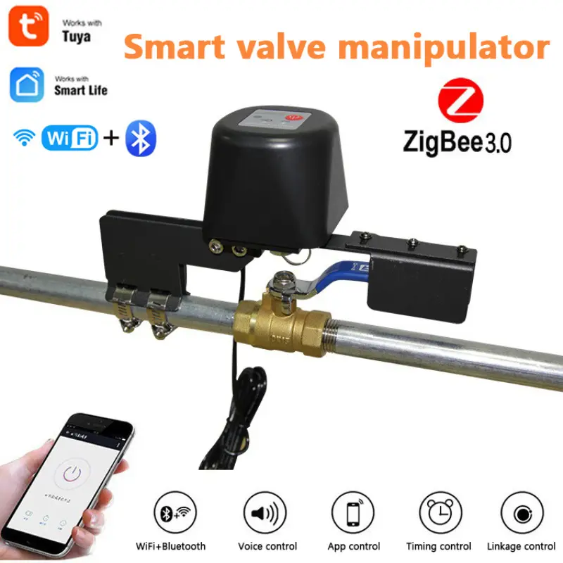 Graffiti intelligent WIFI manipulator water valve valve general TUYA ZIGBEE robot remote control valve smarthome finger bot