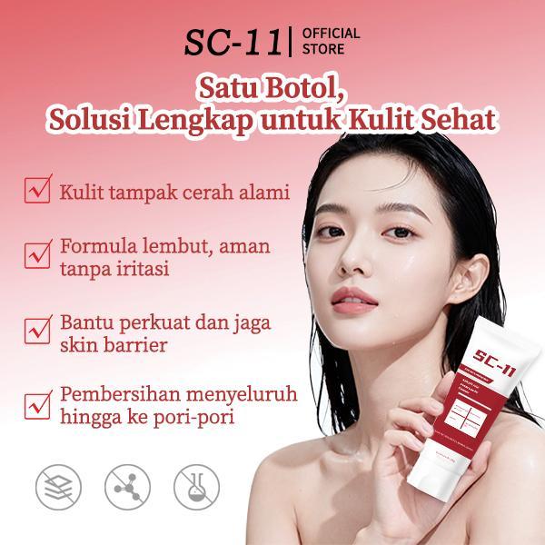 [BPOM] SC-11 | Pembersih Wajah Whitening. Tolak kulit kusam! Gunakan secara rutin, kulit putih bersih dan cerah terlihat!