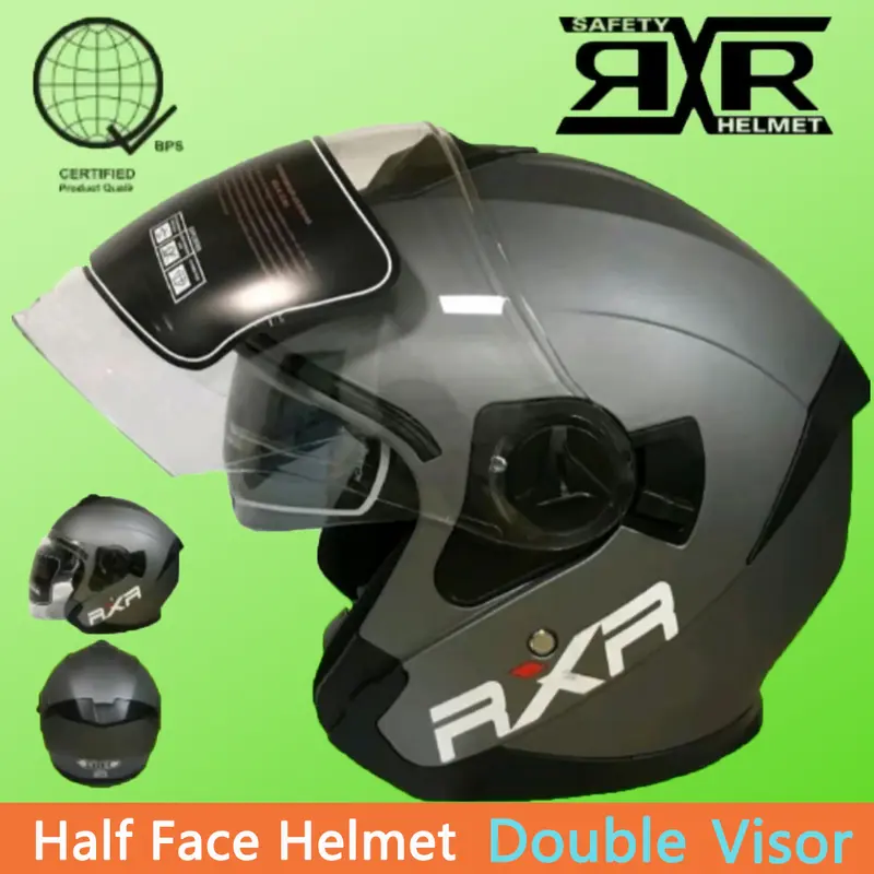 RYZEN HELMET ZX-550XV MONO FULL FACE SINGLE VISOR(SMOKE) w/ free