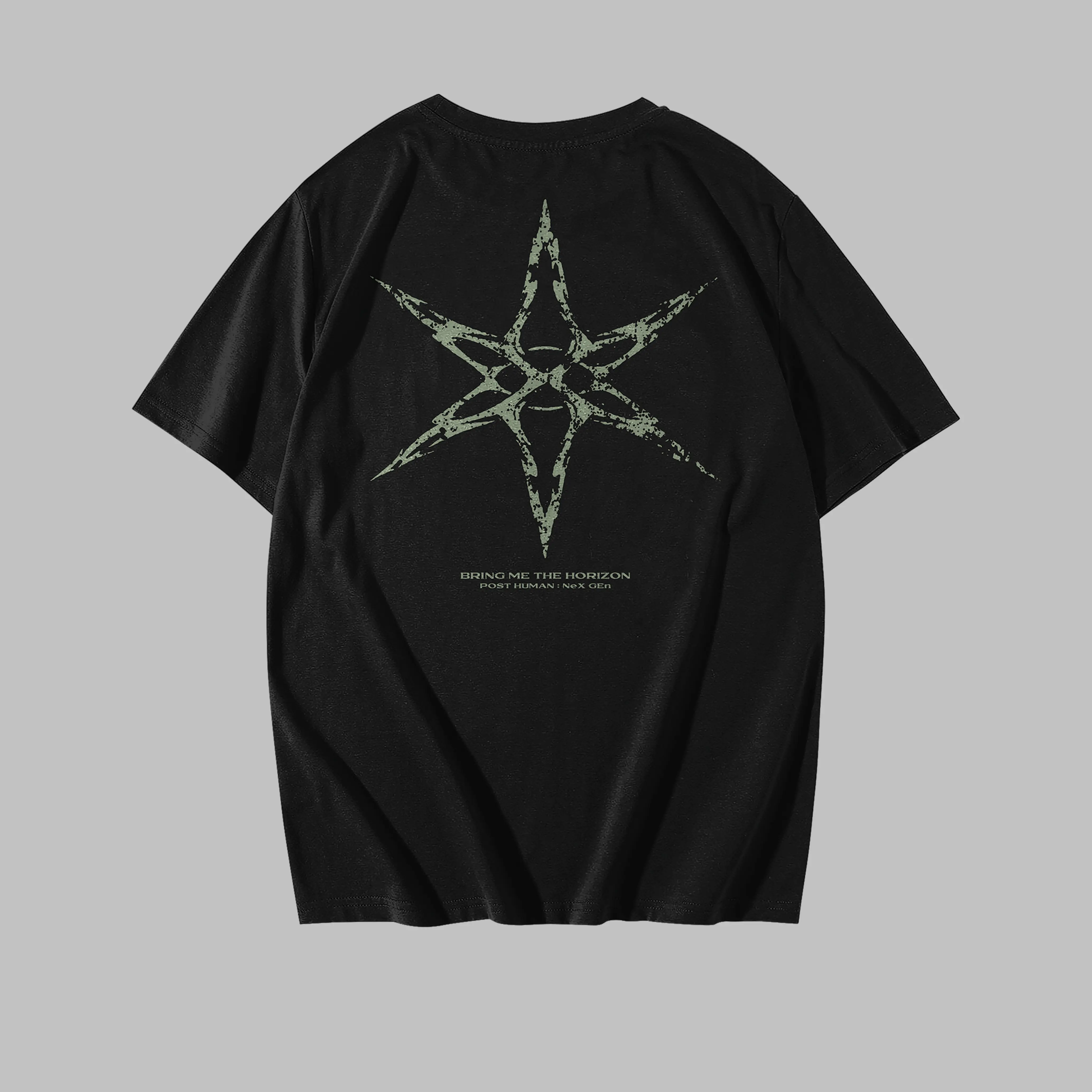 T-Shirt Kaos Band BMTH Bring Me The Horizon "ALL HAIL NEXGEN" Available Colour Black size M - XXL Unisex Hitam Kerah Nyaman Oblong Pendek Pria