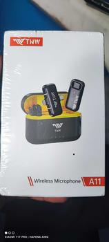 Product Review of TNW A11 Wireless Microphone 2-In-1 Clip On Mic Wireless Dual Mic Mikrofon Tanpa Kabel Untuk Youtuber Vlog Tiktok Live Streaming from j**t e**o 0