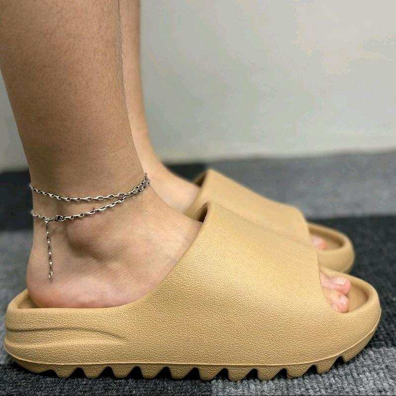 Đặt Theo Size Giày Dép bánh mì răng cưa Nam Nữ Dép 2025 Đế 4cm đúc nguyên khối