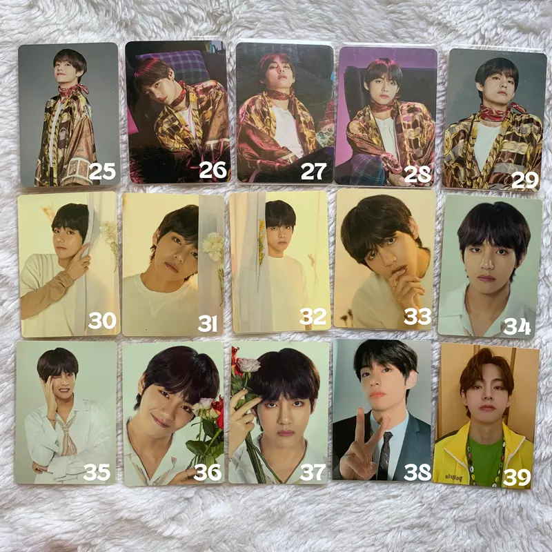 Ready Stock] OFFICIAL PHOTOCARD BTS V KIM TAEHYUNG PC - Shop