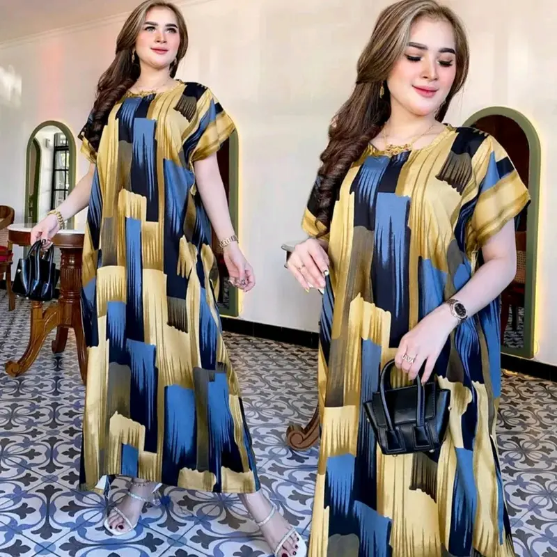 DASTER BATIK WANITA DASTER RAYON NON RUFFEL 100 RIBU DAPET 3 PCS DASTER RAYON RANDOM PANJANG SEMATA KAKI DASTER KEKINIAN DASTER BUSUI FRIENDLY Motif pendek Dress Bumil 2
