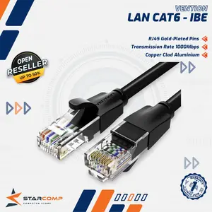 Vention IBE 1M Kabel Lan RJ45 Cat6 Cat.6 Gigabit UTP Round