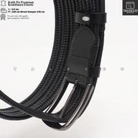 Gambar Talocco Ikat Pinggang Kulit Rajut Anyam Street Sabuk Wanita Dan Pria Belt Lebar 3.5cm - Hitam dari TALOCCO Kota Administrasi Jakarta Pusat 4 Tokopedia
