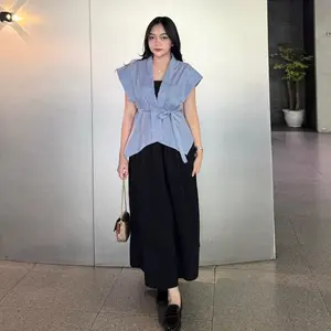 Kalea Top Atasan Salur Wanita / Atasan Stripe Kekinian Baju