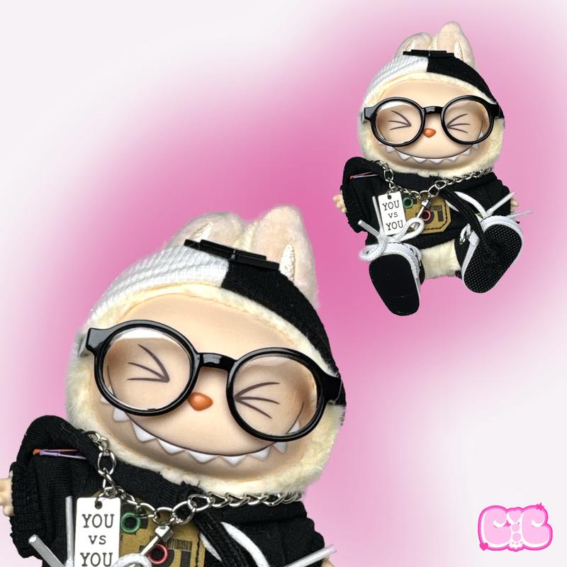 BAJU LABUBU OUTFIT: BLACK JACKET  [READY STOCK] 0