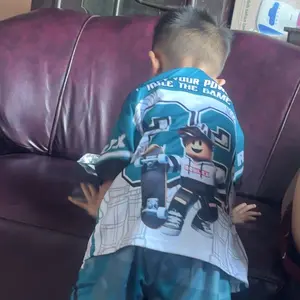 Dunia Anak - Stelan Jersey Anak Laki-laki Dan Perempuan Usia 1-10 Tahun Bahan DryFit Milano premium full printing sublim Roblox / Stelan kaos angka Roblox Jersey / Stelan Jersey/ Stelan Angka