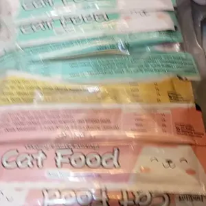Pawsitive Vibes Snack Kucing Makanan Kucing Basah Bergizi Paket Cemilan Daging Kaya Nutrisi untuk Nafsu Makan Lebih Baik