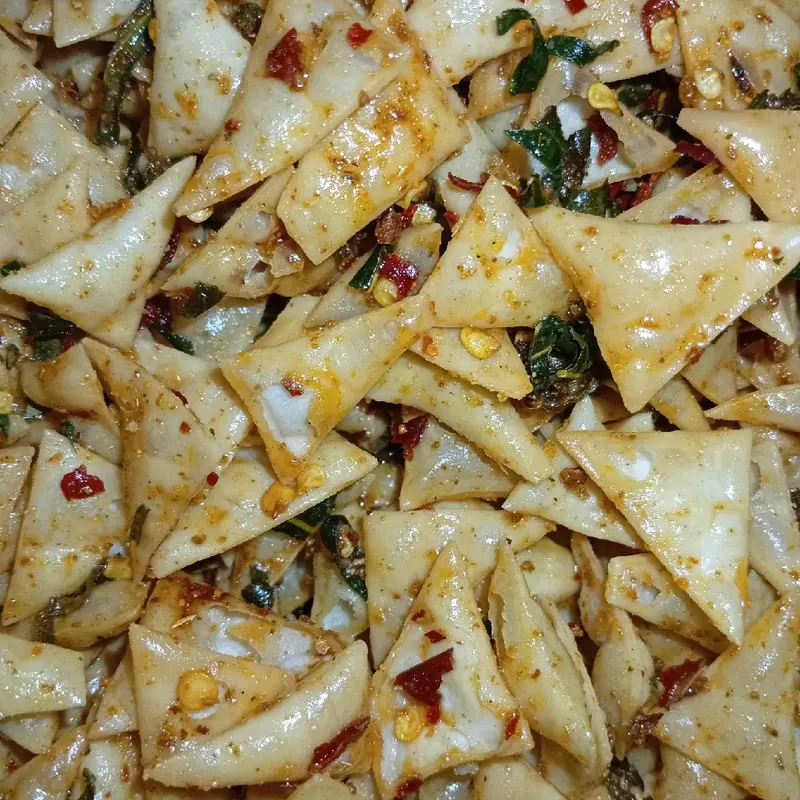 pangsit goreng cikruh / pangsit cikruh daun jeruk / pangsit pedas 1