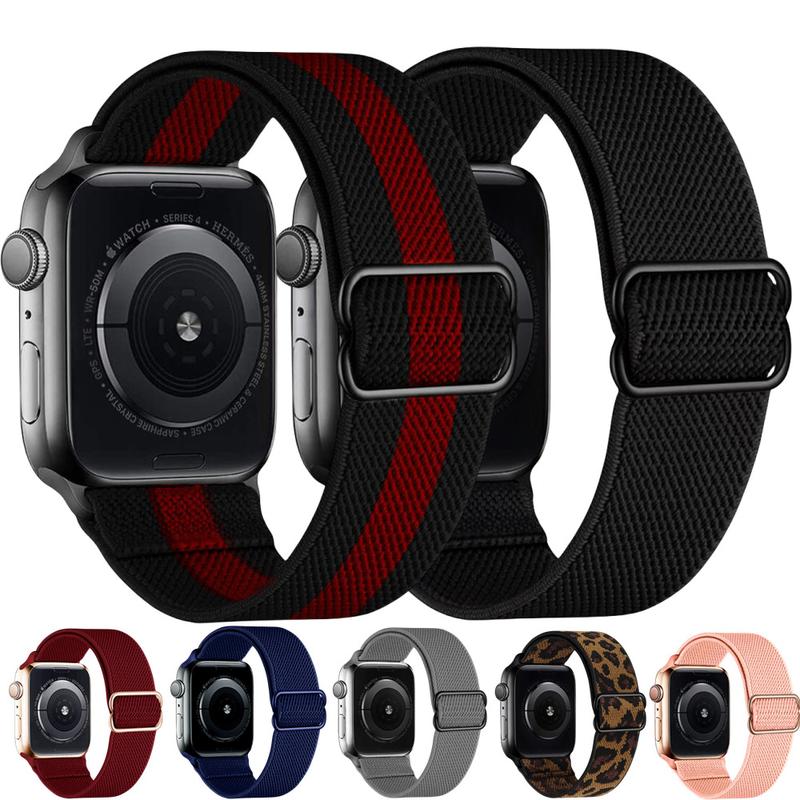 Dây đeo đồng hồ dây bện nylon cho Apple Watch Series 11/10/9/8/7/6/5/4/3/2/1 và Ultra SE3; dây thay thế cho iWatch 49 mm, 46 mm, 45 mm, 44 mm, 42 mm, 41 mm, 40 mm, 38 mm; dây nylon thoáng khí