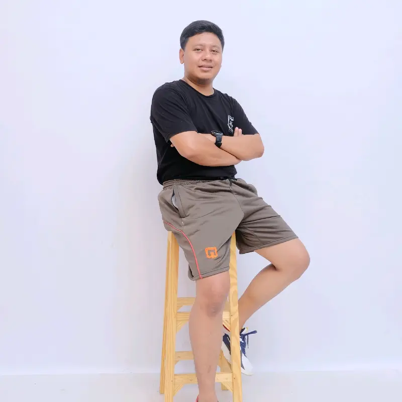 Enqi Celana Pendek Pria Lining All Size fit to XXL Shorts 1