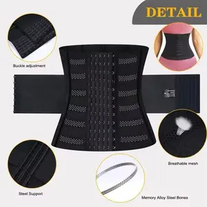 (KS05) Korset waist trainer double compression dengan tulang penyangga anti menggulung Wanita Perut
