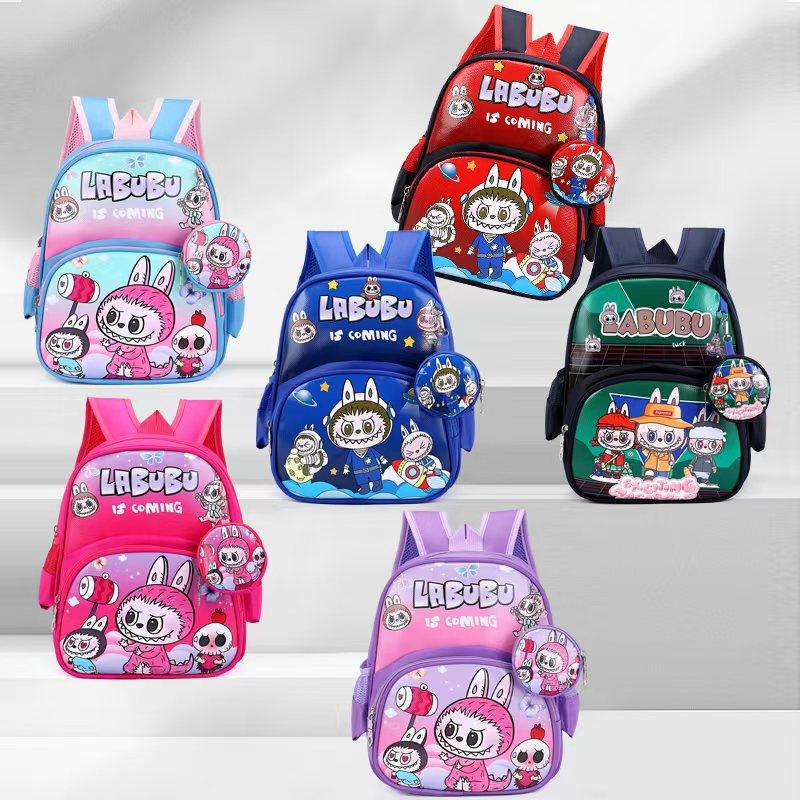 Balo cho bé trai bé gái,balo mầm non mẫu giáo từ 1-5 tuổi hình siêu nhân, công chúa labubu
